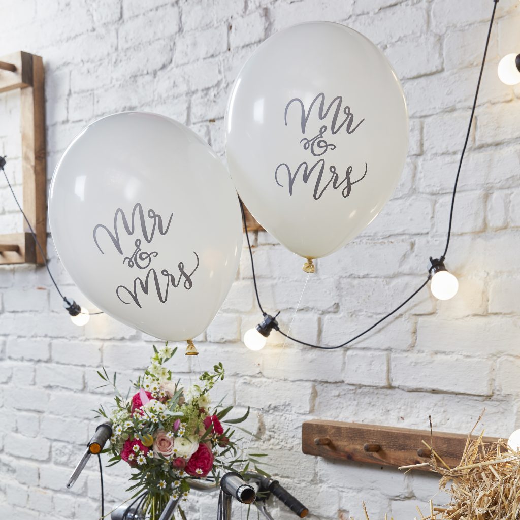 BH-716 Balloons - Mr and Mrs